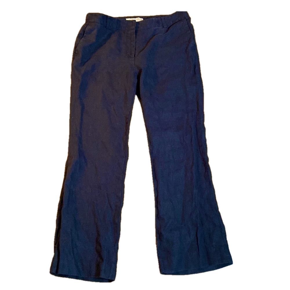 🌷 Michael Kors🌷 Dark Navy Blue Linen Chino Pants